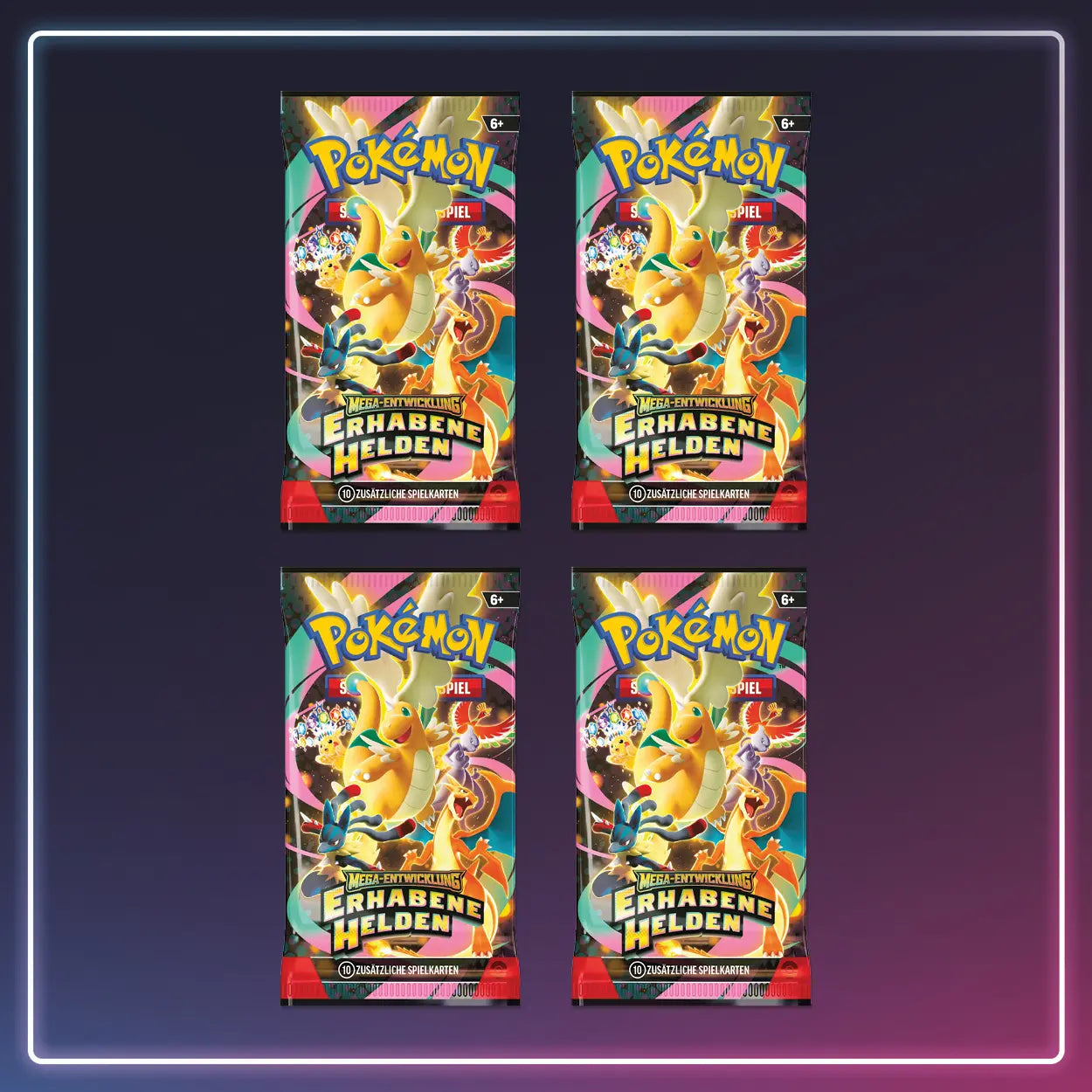 Pokémon Mega Entwicklung - Erhabene Helden - Booster - Deutsch