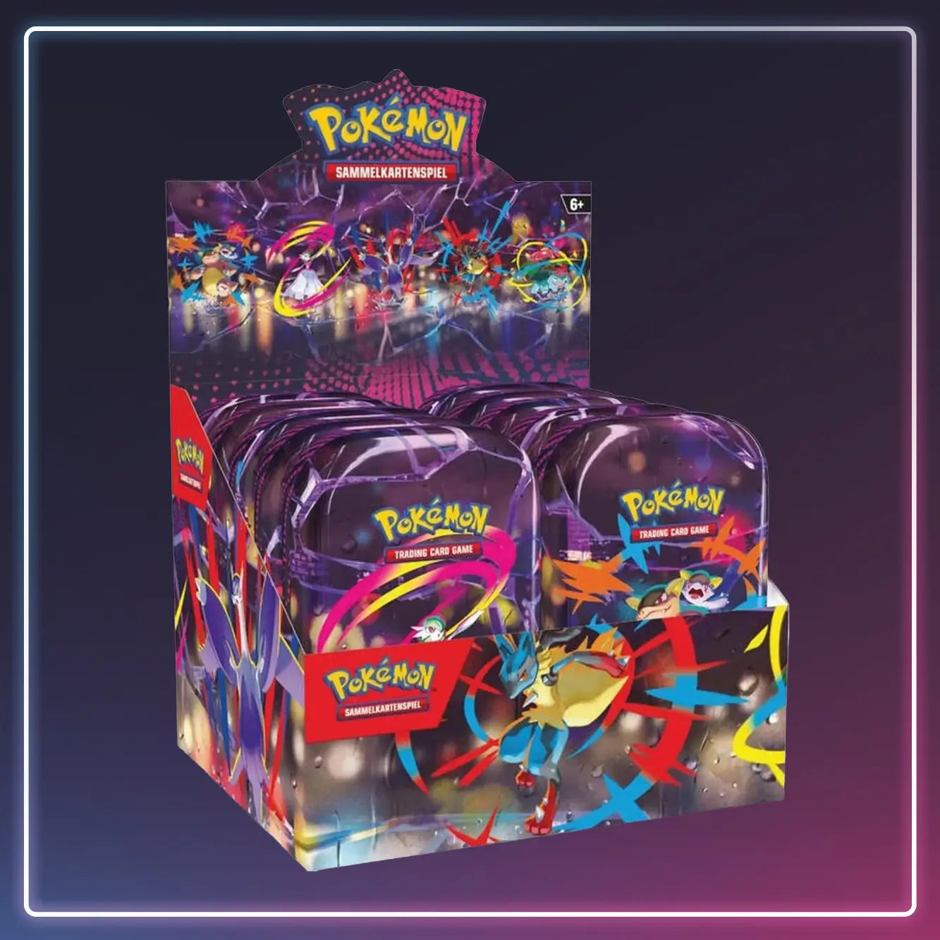 Pokémon - Mega Entwicklung Mini Tin Display - Deutsch