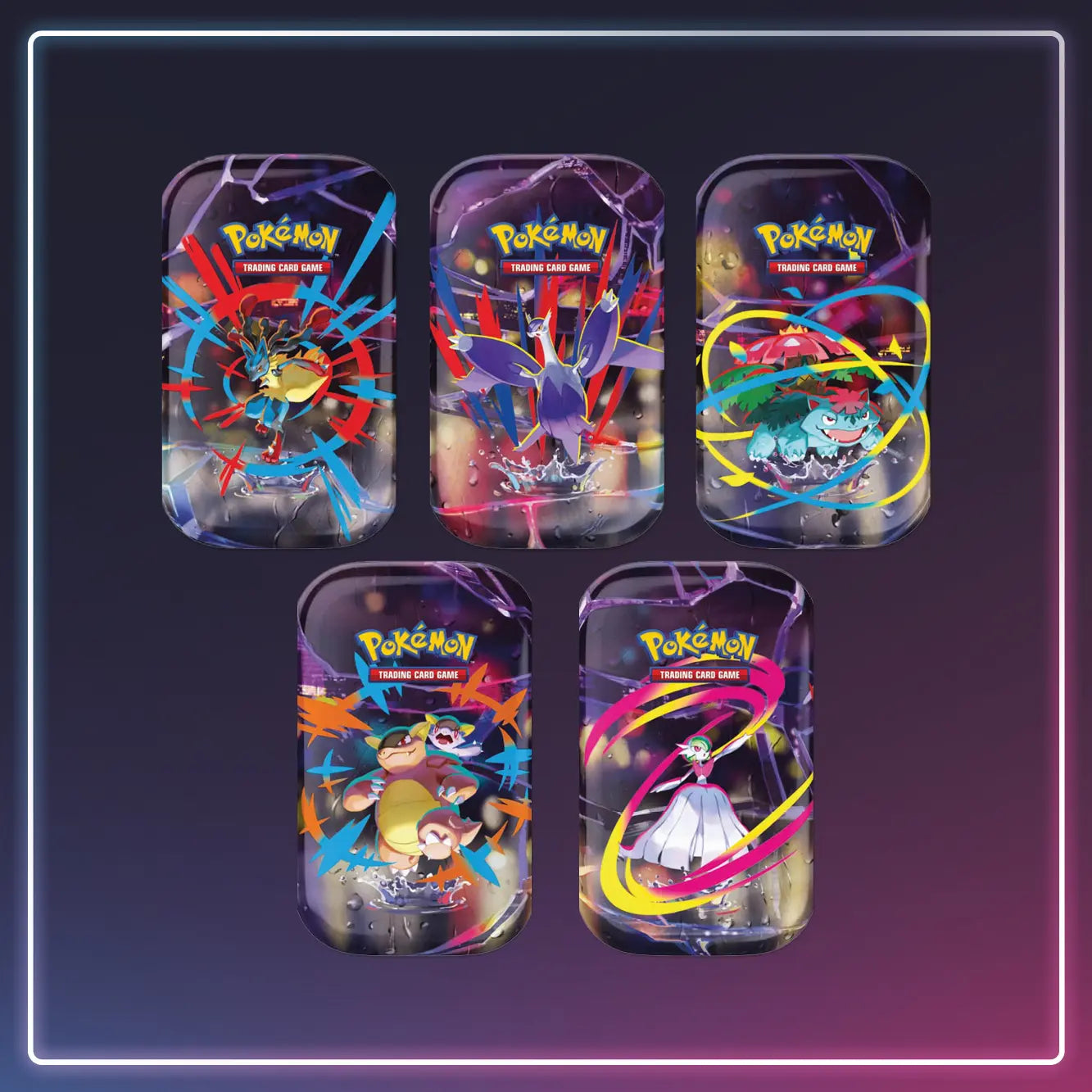 Pokémon - Mega Entwicklung Mini Tin Display - Deutsch
