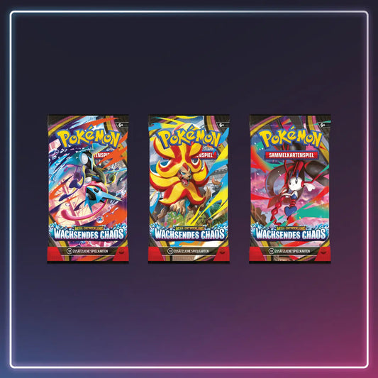 Pokémon Mega Entwicklung - Wachsendes Chaos - 3-Pack Blister - Deutsch