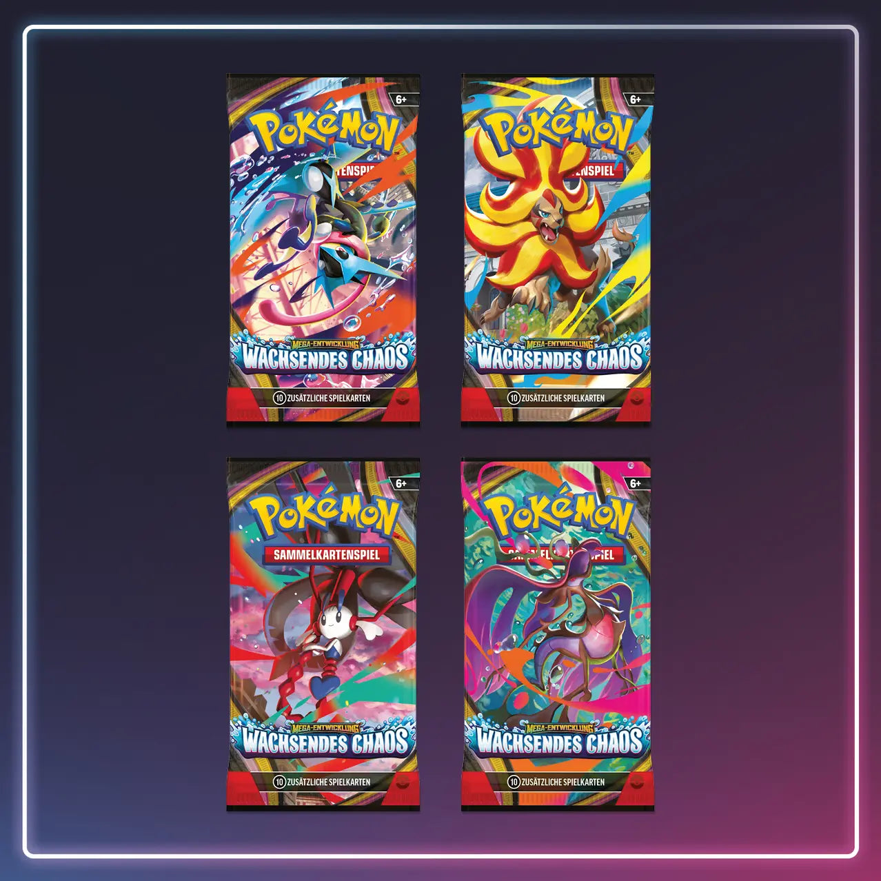 Pokémon Mega Entwicklung - Wachsendes Chaos - Booster - Deutsch
