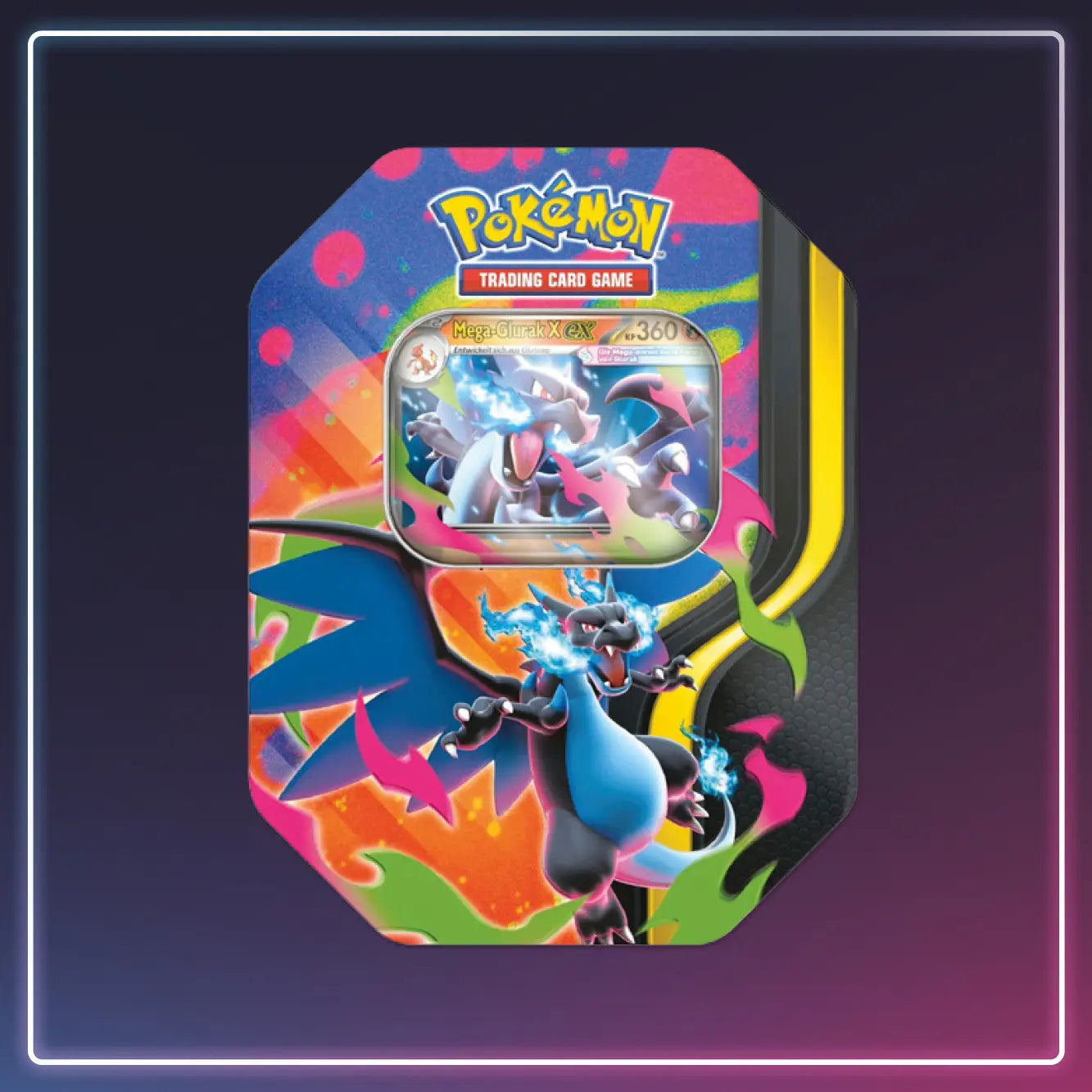 Pokémon - Mega Glurak X Tin Box - Deutsch
