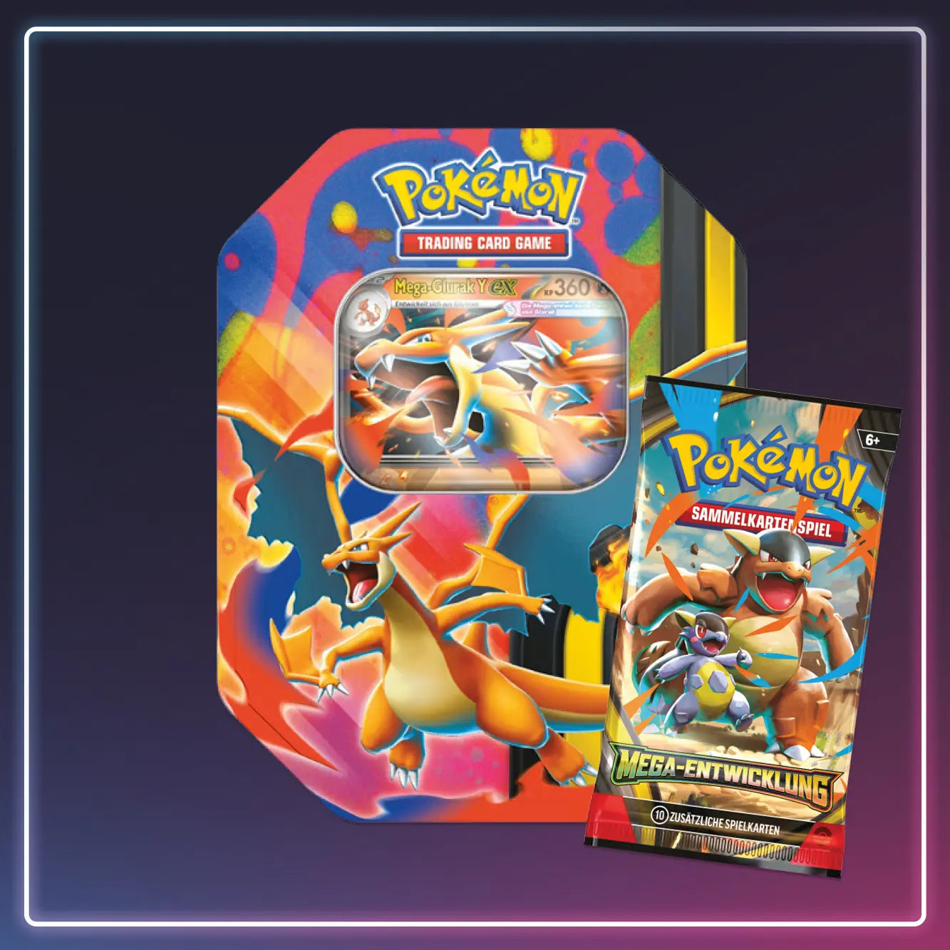 Pokémon - Mega Glurak Y Tin Box - Deutsch