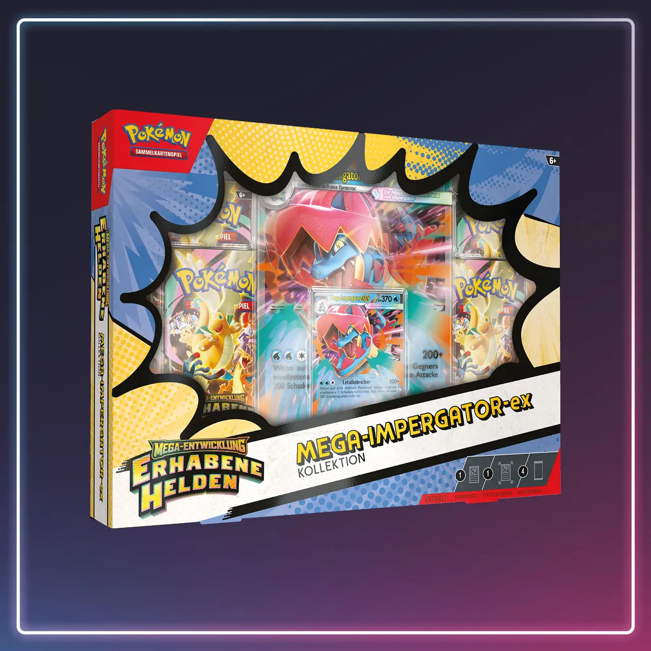 Pokémon - Erhabene Helden - Kollektion Mega Impergator EX - Deutsch