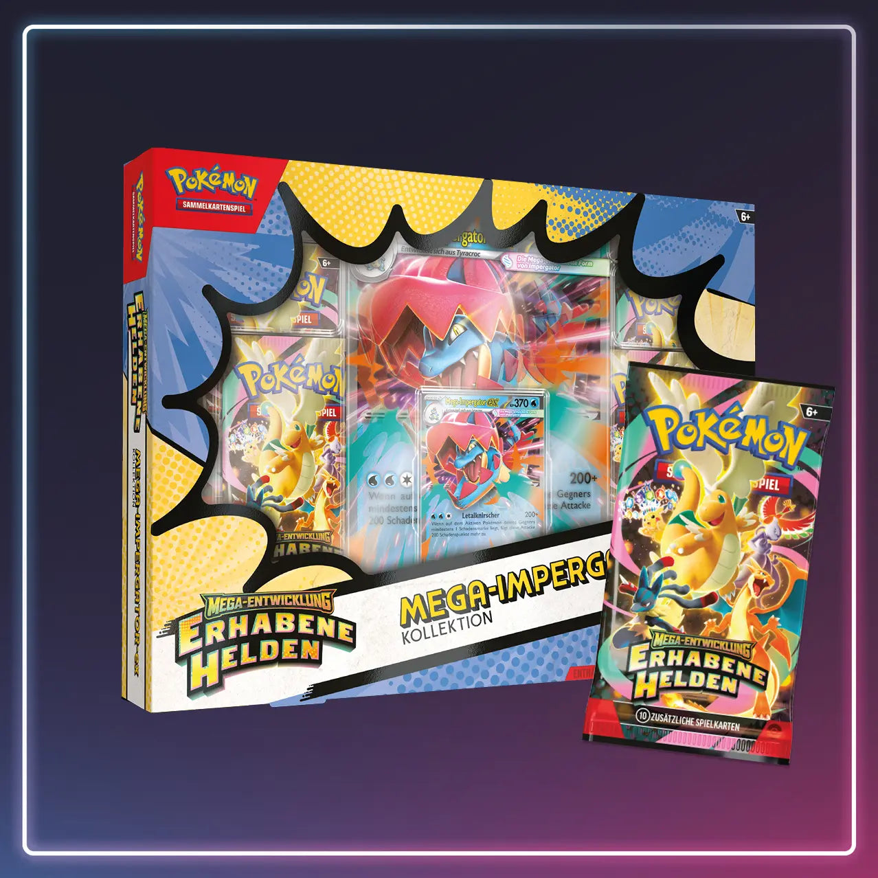 Pokémon - Erhabene Helden - Kollektion Mega Impergator EX - Deutsch