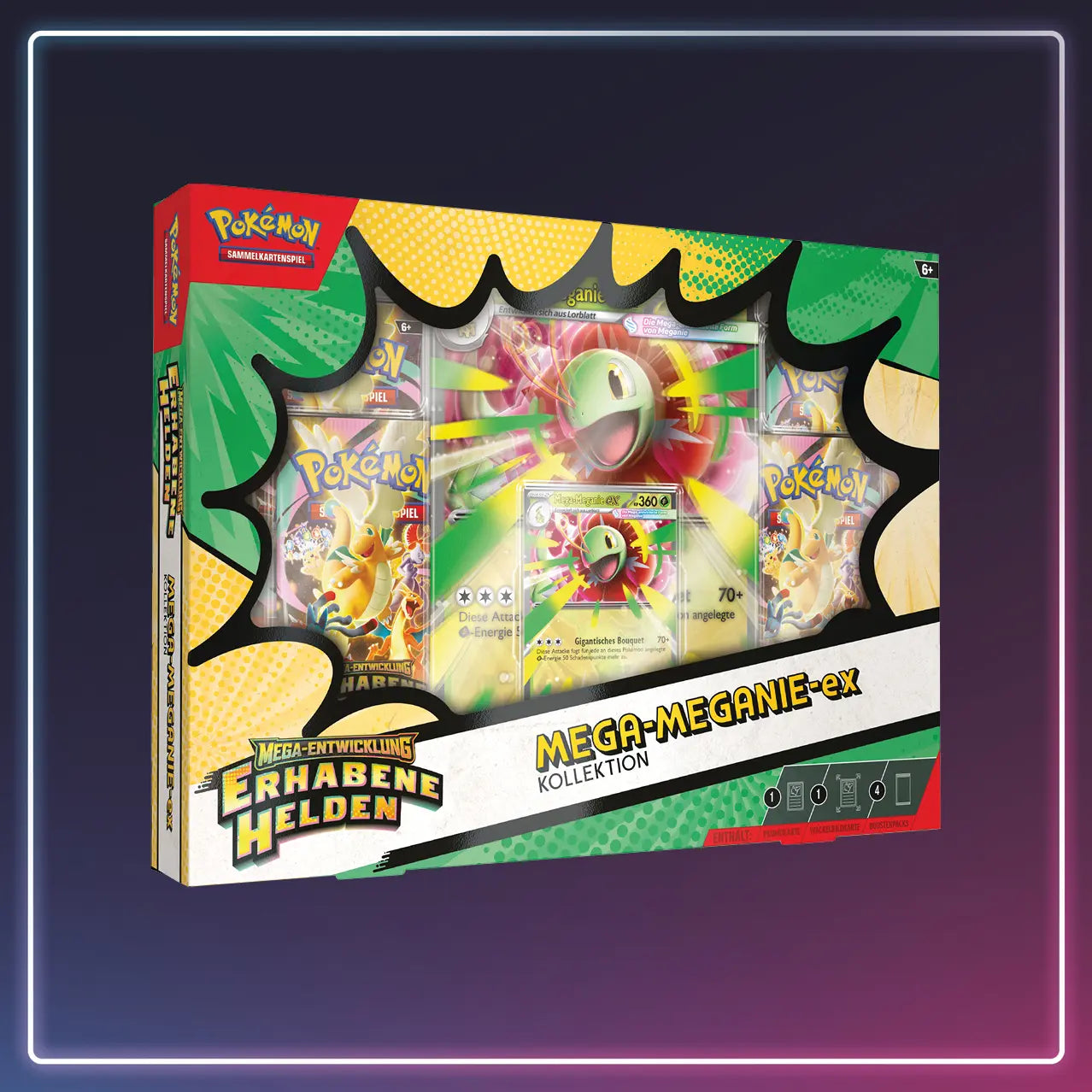 Pokémon - Erhabene Helden - Kollektion Mega Meganie EX - Deutsch