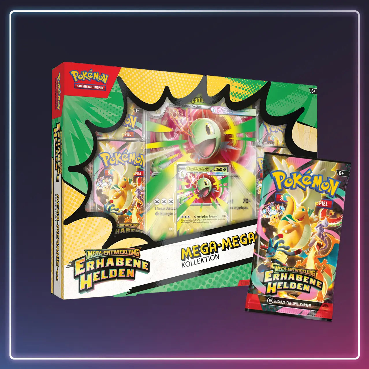 Pokémon - Erhabene Helden - Kollektion Mega Meganie EX - Deutsch