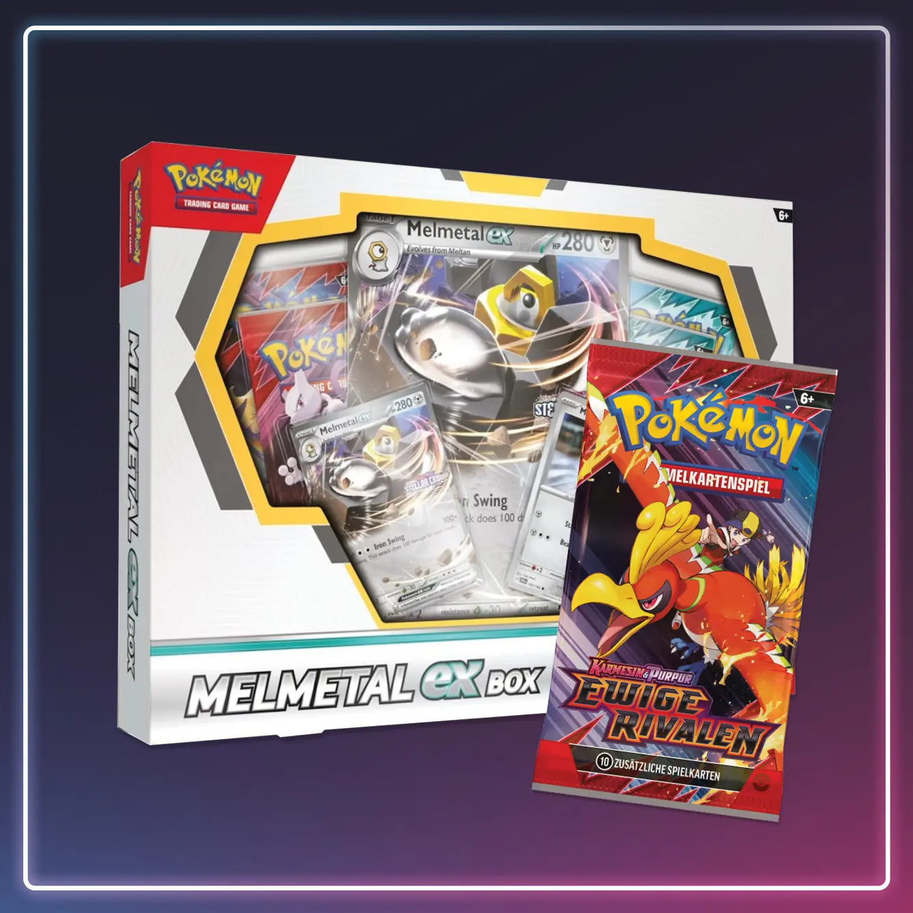Pokémon - Karmesin und Purpur -Kollektion Melmetal EX - Deutsch