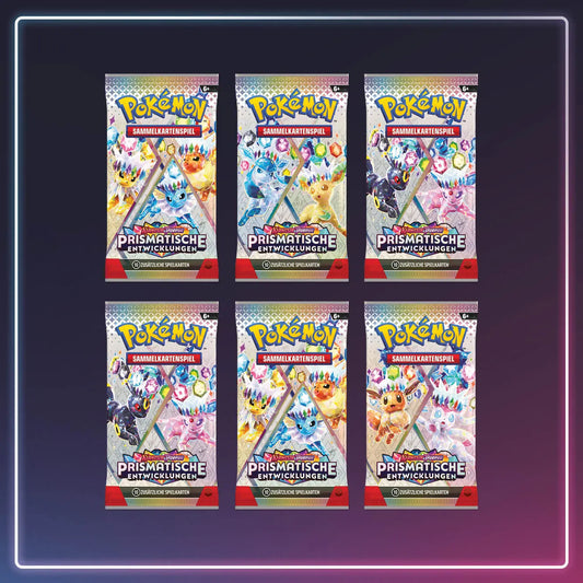 Pokémon - Karmesin und Purpur - Booster Bundle Prismatische Entwicklungen - Deutsch