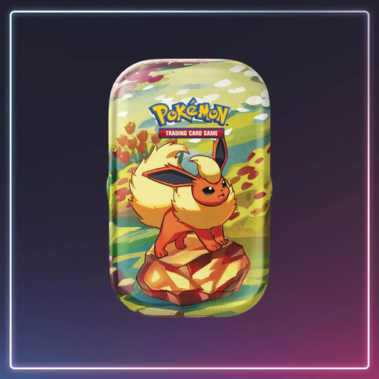 Pokémon - Karmesin und Purpur - Prismatische Entwicklungen Mini Tin Flamara - Deutsch