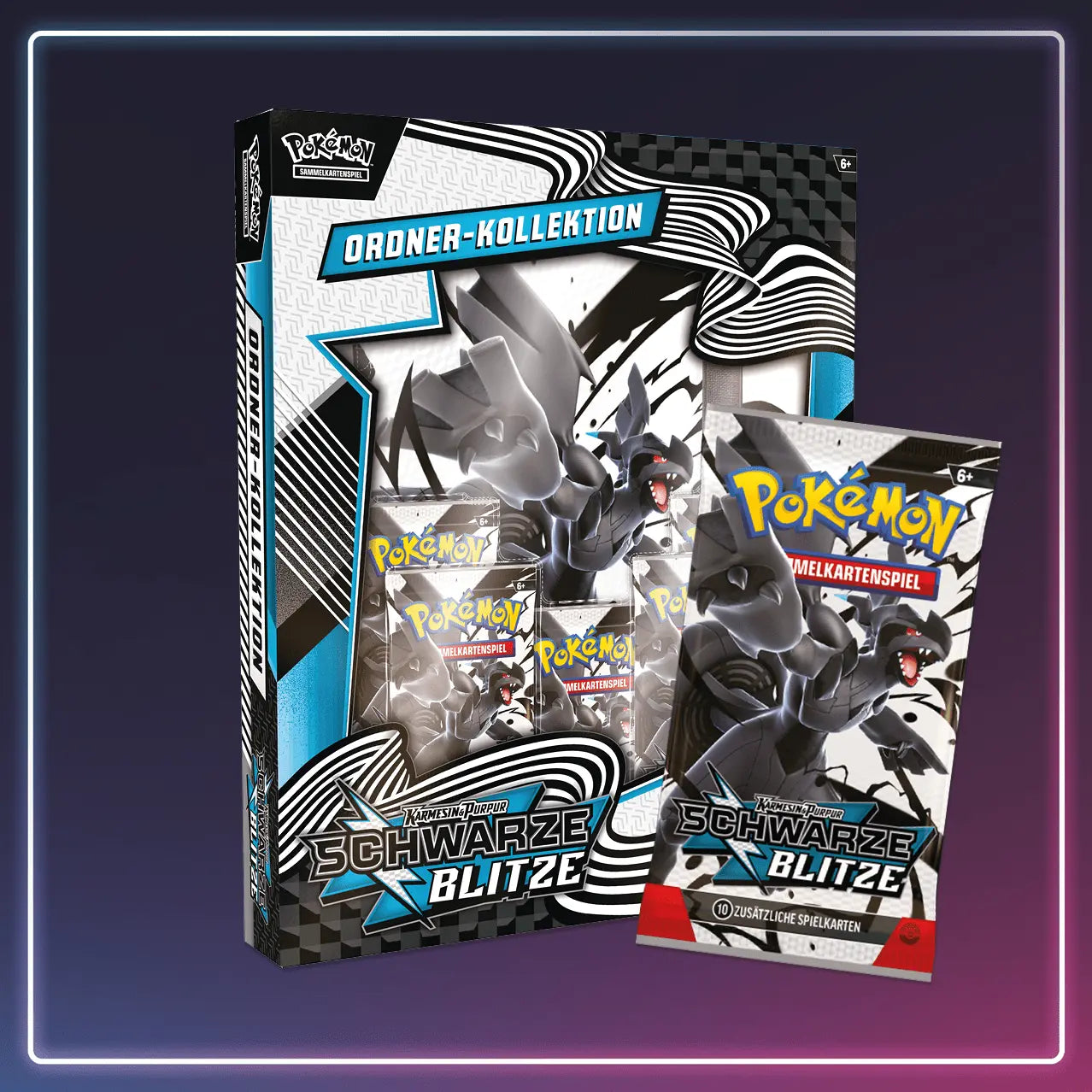 Pokémon - Karmesin und Purpur - Ordner Kollektion Schwarze Blitze - Deutsch
