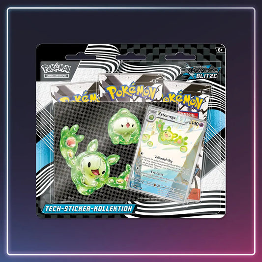 Pokémon - Karmesin und Purpur - Tech  Sticker Kollektion Schwarze Blitze - Deutsch