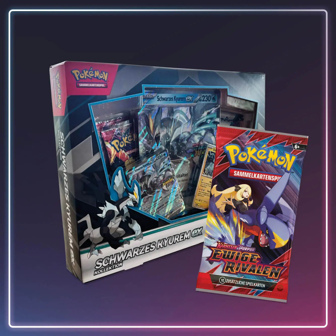 Pokémon - Karmesin und Purpur -Kollektion Schwarzes Kyurem EX - Deutsch