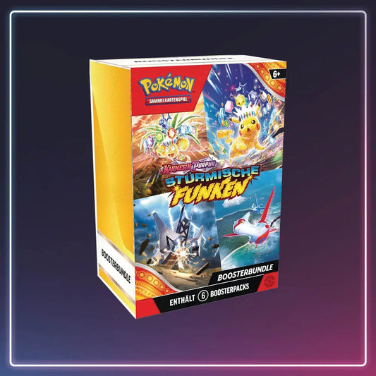 Pokémon - Karmesin und Purpur - Booster Bundle Stürmische Funken - Deutsch