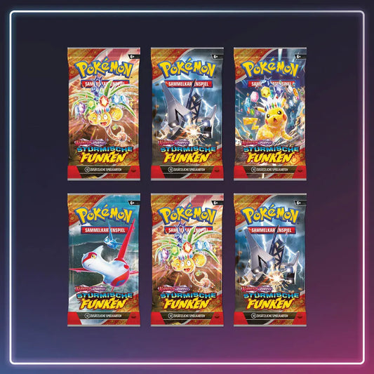 Pokémon - Karmesin und Purpur - Booster Bundle Stürmische Funken - Deutsch