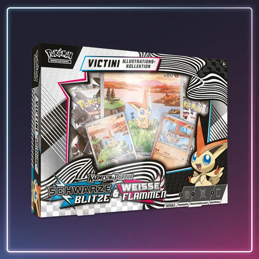 Pokémon - Karmesin und Purpur - Victini Kollektion Weisse Flammen Schwarze Blitze - Deutsch