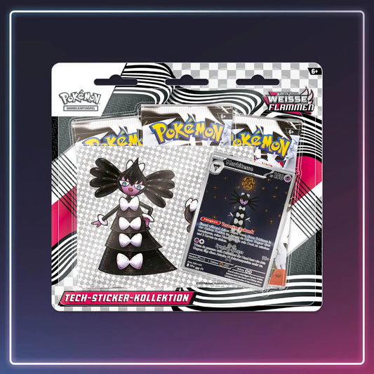 Pokémon - Karmesin und Purpur - Tech  Sticker Kollektion Weisse Flammen - Deutsch