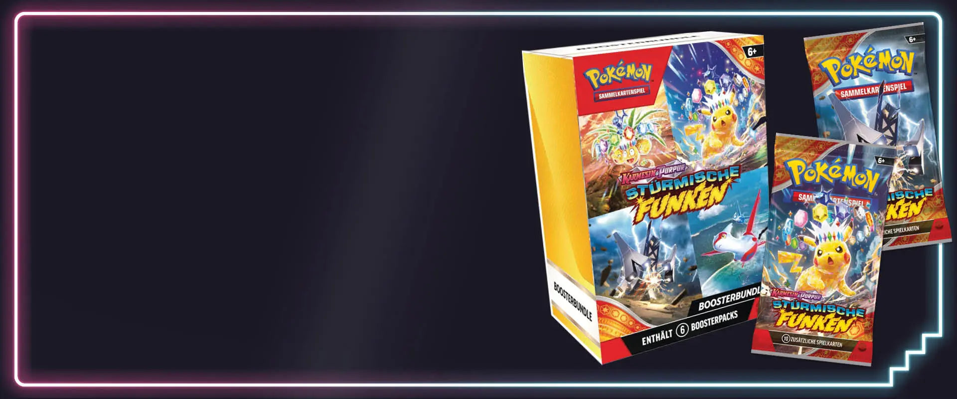 Stürmische Funken Boosterbundles - Stark limitierter Bestand - jetzt zuschlagen im Kanto Kiosk